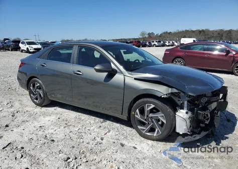 2025 Hyundai Elantra Sel from USA, damaged, VIN KMHLS4DG5SU855130